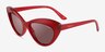 Vogue Eyewear VO5377S Red PlasticSunglass Frames from EyeBuyDirect, Angle View