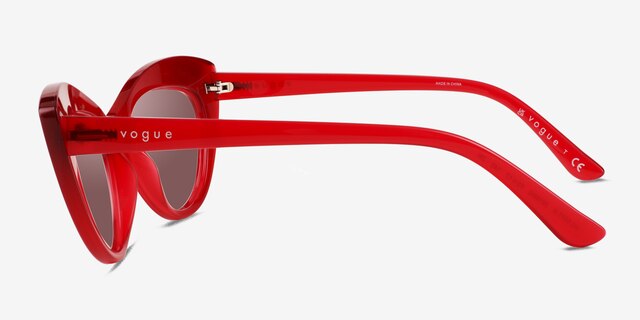 Vogue Eyewear VO5377S Red PlasticSunglass Frames from EyeBuyDirect, Side View