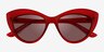 Vogue Eyewear VO5377S Red PlasticSunglass Frames from EyeBuyDirect, Closed View