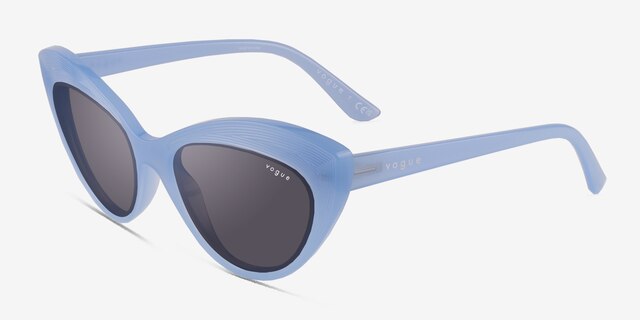 Vogue Eyewear VO5377S Light Blue PlasticSunglass Frames from EyeBuyDirect, Angle View