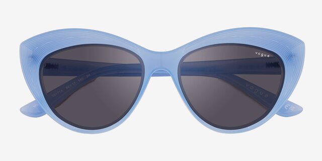 Vogue Eyewear VO5377S Light Blue PlasticSunglass Frames from EyeBuyDirect, Closed View