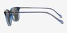 Vogue Eyewear VO5431S Blue AcetateSunglass Frames from EyeBuyDirect, Side View
