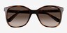 Vogue Eyewear VO5032S Dark Tortoise PlasticSunglass Frames from EyeBuyDirect, Closed View