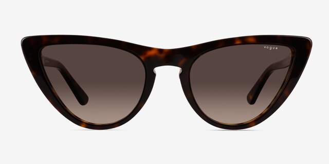 Vogue Eyewear VO5211SM Dark Tortoise AcetateSunglass Frames from EyeBuyDirect, Front View