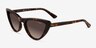 Vogue Eyewear VO5211SM Dark Tortoise AcetateSunglass Frames from EyeBuyDirect, Angle View