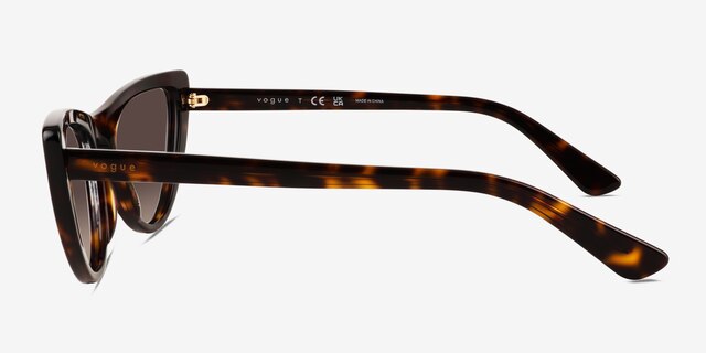 Vogue Eyewear VO5211SM Dark Tortoise AcetateSunglass Frames from EyeBuyDirect, Side View