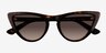 Vogue Eyewear VO5211SM Dark Tortoise AcetateSunglass Frames from EyeBuyDirect, Closed View