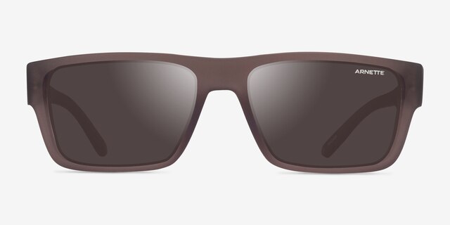 ARNETTE Phoxer Matte Brown PlasticSunglass Frames from EyeBuyDirect, Front View