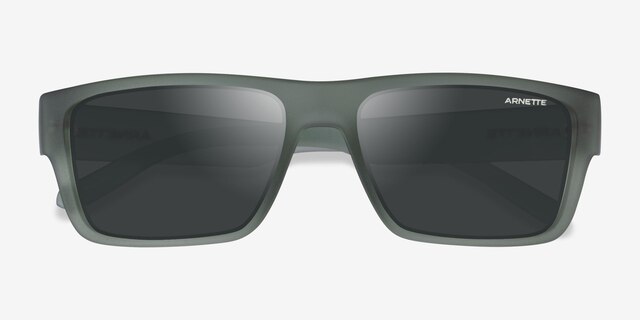 ARNETTE Phoxer Matte Green PlasticSunglass Frames from EyeBuyDirect, Closed View
