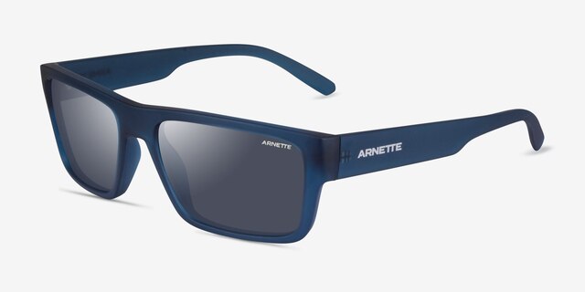 ARNETTE Phoxer Matte Blue PlasticSunglass Frames from EyeBuyDirect, Angle View