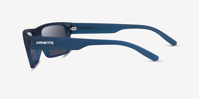 ARNETTE Phoxer Matte Blue PlasticSunglass Frames from EyeBuyDirect, Side View