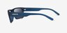 ARNETTE Phoxer Matte Blue PlasticSunglass Frames from EyeBuyDirect, Side View