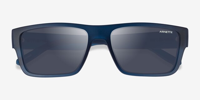 ARNETTE Phoxer Matte Blue PlasticSunglass Frames from EyeBuyDirect, Closed View