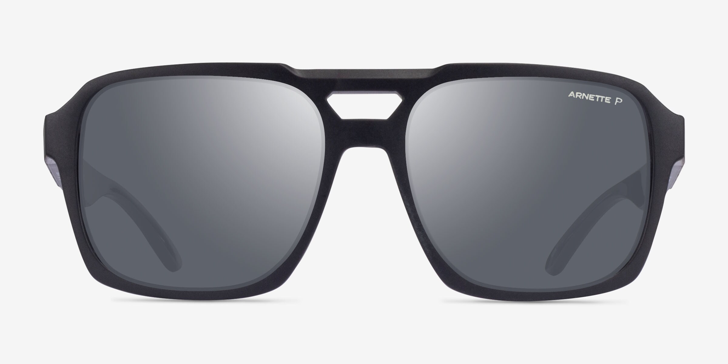 ARNETTE Keia - Aviator Matte Black Frame Sunglasses For Men