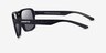 ARNETTE Keia Matte Black PlasticSunglass Frames from EyeBuyDirect, Side View