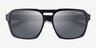ARNETTE Keia Matte Black PlasticSunglass Frames from EyeBuyDirect, Closed View