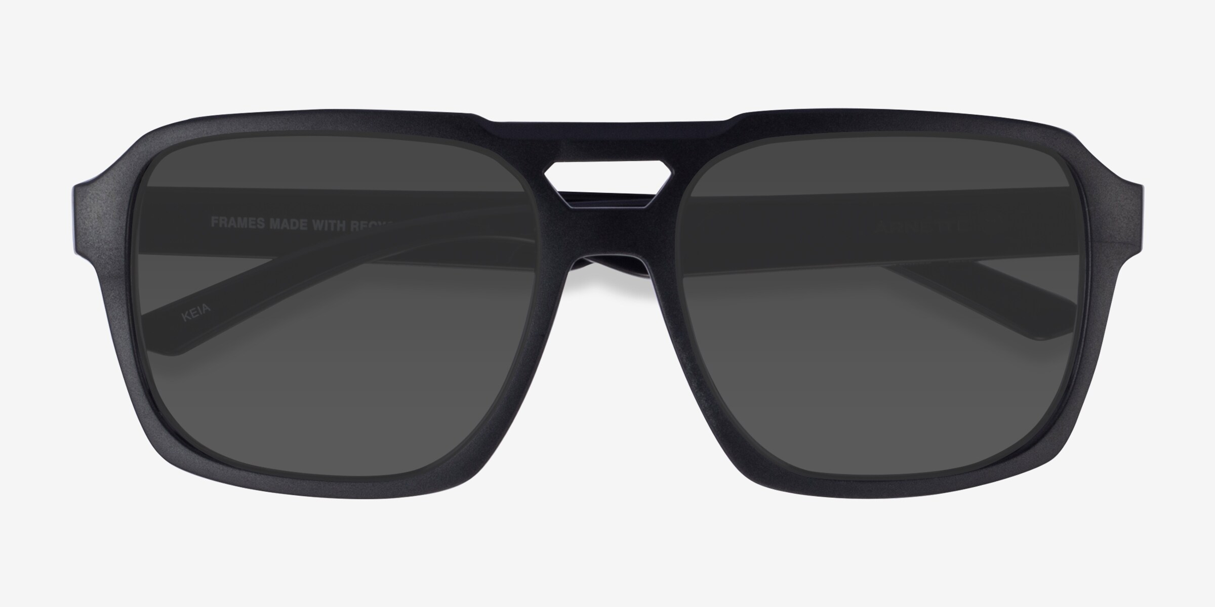 ARNETTE Keia - Aviator Matte Black Frame Sunglasses For Men