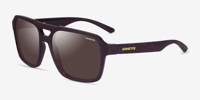 ARNETTE Keia Matte Brown PlasticSunglass Frames from EyeBuyDirect, Angle View