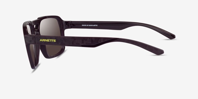 ARNETTE Keia Matte Brown PlasticSunglass Frames from EyeBuyDirect, Side View