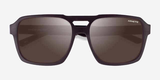 ARNETTE Keia Matte Brown PlasticSunglass Frames from EyeBuyDirect, Closed View