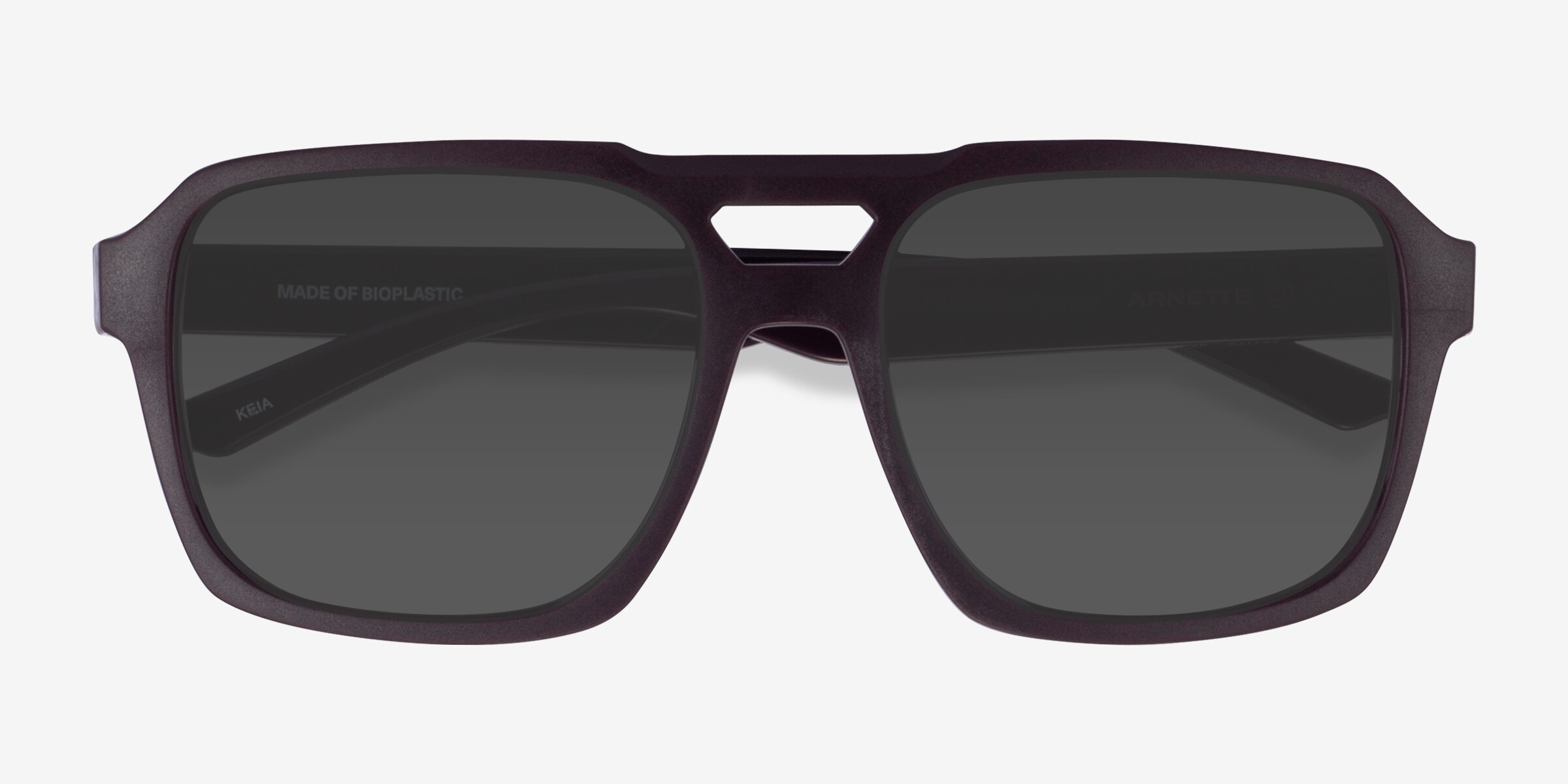 ARNETTE Keia - Aviator Matte Black Frame Sunglasses For Men