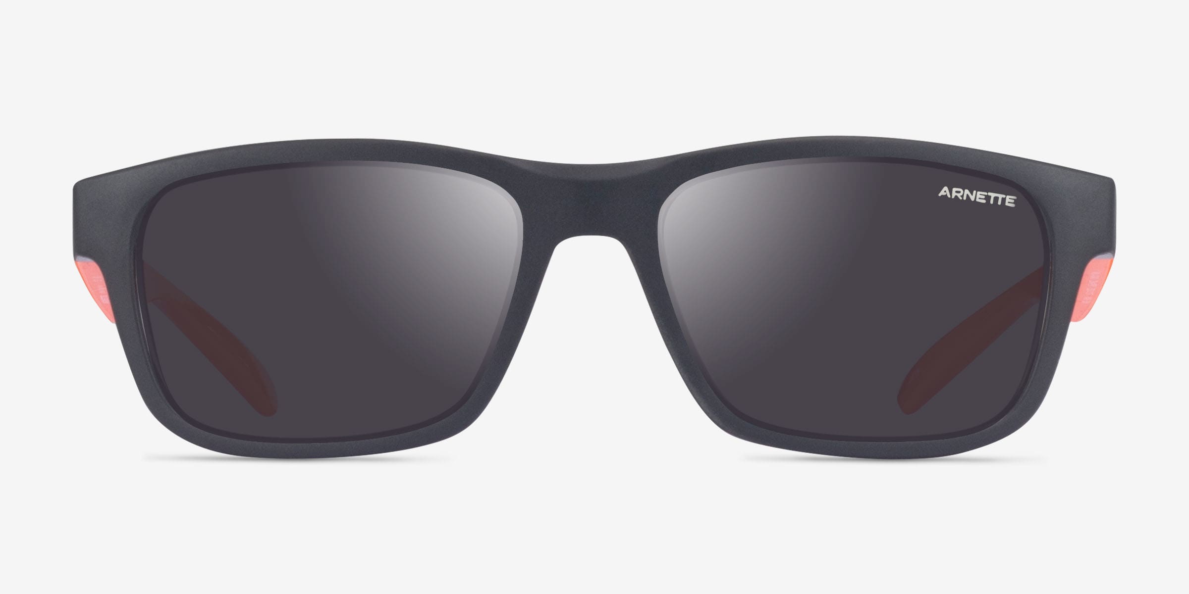 ARNETTE Deya - Rectangle Matte Gray Frame Prescription Sunglasses