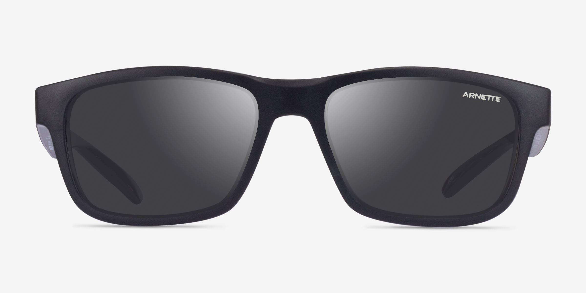 ARNETTE Deya - Rectangle Matte Gray Frame Prescription Sunglasses
