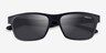 ARNETTE Deya Matte Black PlasticSunglass Frames from EyeBuyDirect, Closed View