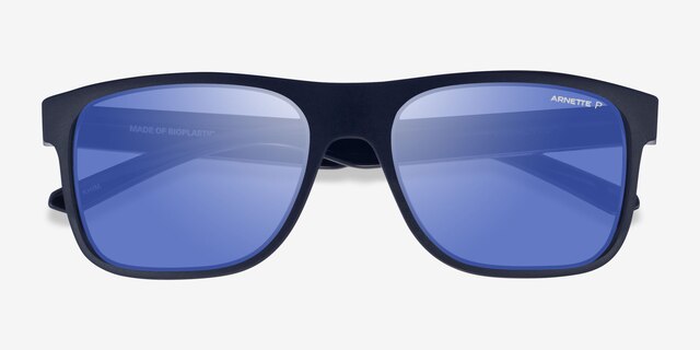ARNETTE Khim Matte Navy PlasticSunglass Frames from EyeBuyDirect, Closed View