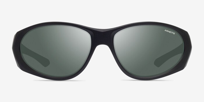 ARNETTE Ilum Matte Black Plastic Sunglass Frames from EyeBuyDirect