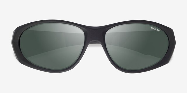 ARNETTE Ilum Matte Black PlasticSunglass Frames from EyeBuyDirect, Closed View