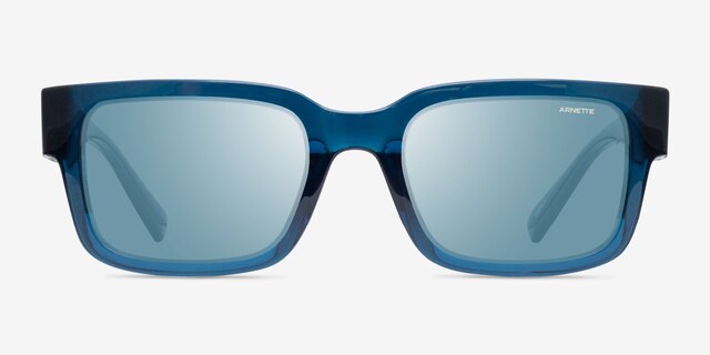 ARNETTE Bigflip Transparent Blue Eco-friendlySunglass Frames from EyeBuyDirect, Front View