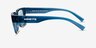 ARNETTE Bigflip Transparent Blue Eco-friendlySunglass Frames from EyeBuyDirect, Side View