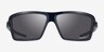 Oakley Cables Clear Blue PlasticSunglass Frames from EyeBuyDirect, Front View