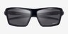 Oakley Cables Clear Blue PlasticSunglass Frames from EyeBuyDirect, Closed View