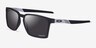 Oakley Exchange Sun Matte Black PlasticSunglass Frames from EyeBuyDirect, Angle View