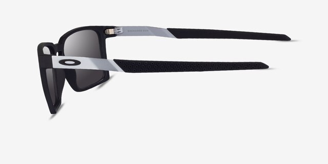 Oakley Exchange Sun Matte Black PlasticSunglass Frames from EyeBuyDirect, Side View