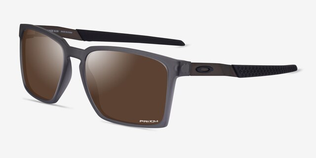 Oakley Exchange Sun Clear Gray PlasticSunglass Frames from EyeBuyDirect, Angle View
