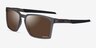 Oakley Exchange Sun Clear Gray PlasticSunglass Frames from EyeBuyDirect, Angle View