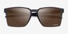 Oakley Exchange Sun Clear Gray PlasticSunglass Frames from EyeBuyDirect, Closed View