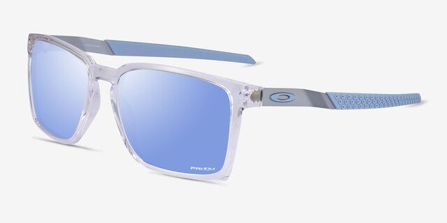 Oakley Exchange Sun Clear PlasticSunglass Frames from EyeBuyDirect, Angle View