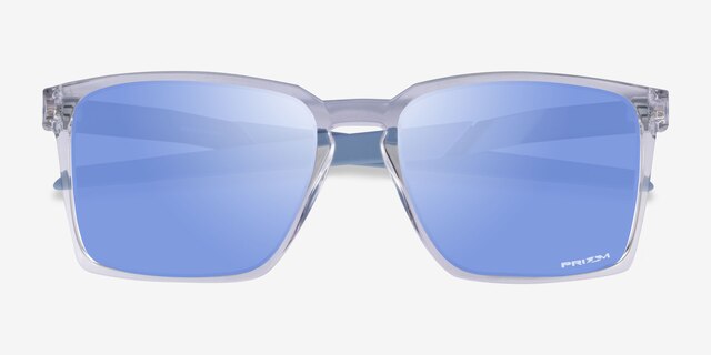 Oakley Exchange Sun Clear PlasticSunglass Frames from EyeBuyDirect, Closed View
