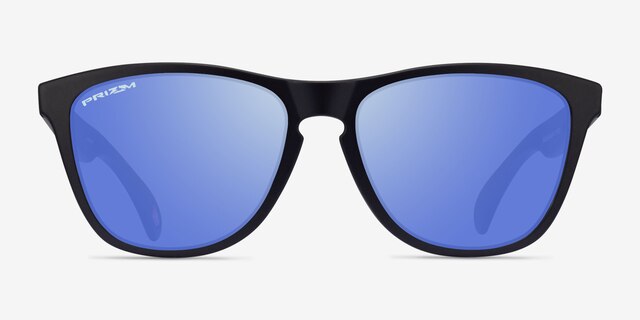 Oakley OO9245 Frogskins Tm Black PlasticSunglass Frames from EyeBuyDirect, Front View