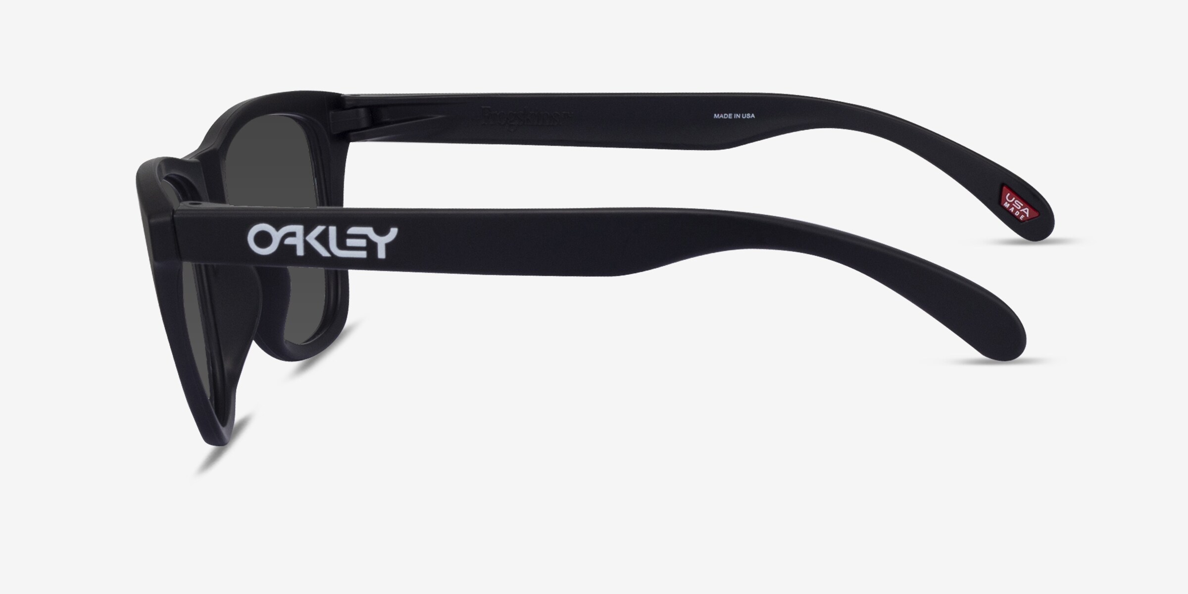 Oakley OO9245 Frogskins Tm - Square Matte Black Frame Sunglasses