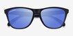 Oakley OO9245 Frogskins Tm Black PlasticSunglass Frames from EyeBuyDirect, Closed View