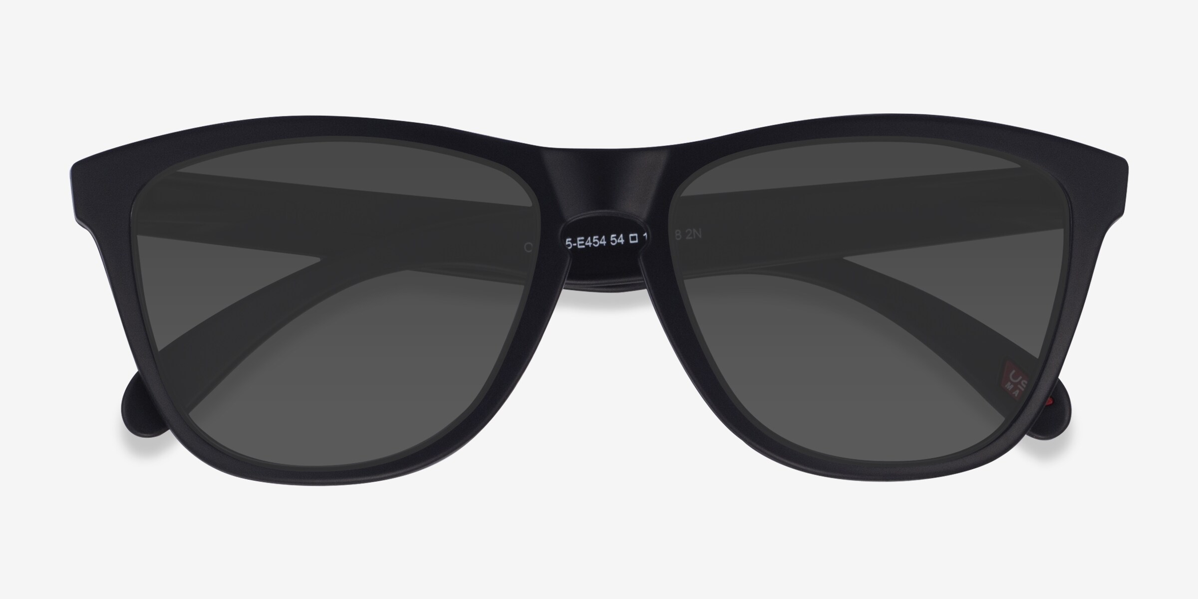 Oakley OO9245 Frogskins Tm - Square Matte Black Frame Sunglasses