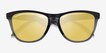 Oakley OO9289 Frogskins Tm Black PlasticSunglass Frames from EyeBuyDirect, Closed View
