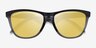 Oakley OO9289 Frogskins Tm Black PlasticSunglass Frames from EyeBuyDirect, Closed View