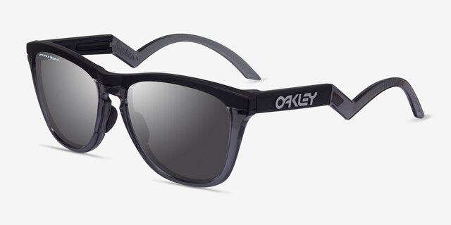 Oakley OO9289 Frogskins Tm Matte Black PlasticSunglass Frames from EyeBuyDirect, Angle View