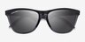 Oakley OO9289 Frogskins Tm Matte Black PlasticSunglass Frames from EyeBuyDirect, Closed View